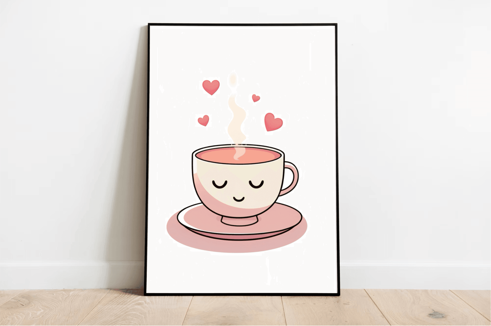 Captivating Cup of Tea Art Print – Whimsical Cozy Artwork | Buy Online from The Home Crafters