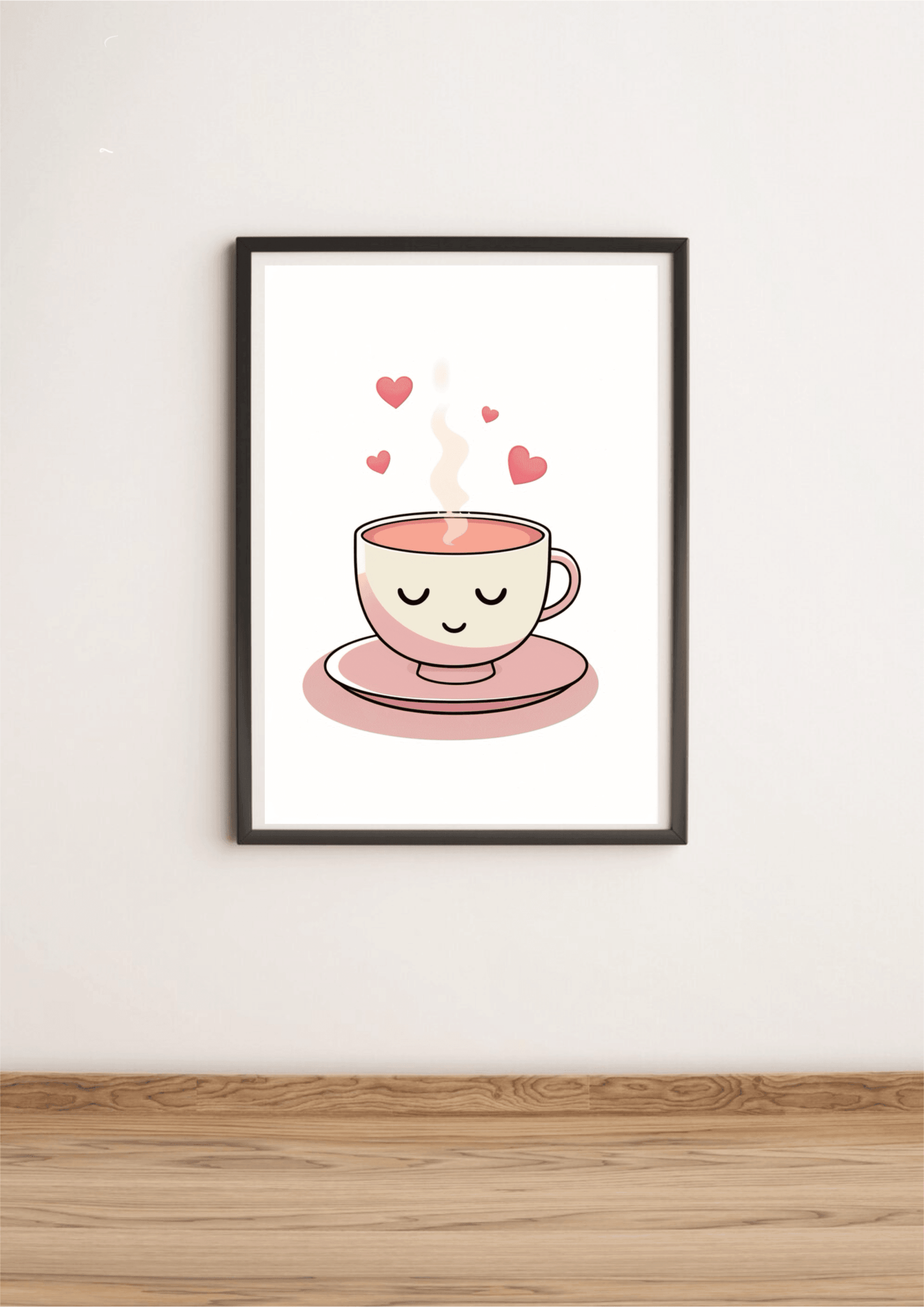 Captivating Cup of Tea Art Print – Whimsical Cozy Artwork | Buy Online from The Home Crafters