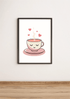 Captivating Cup of Tea Art Print – Whimsical Cozy Artwork | Buy Online from The Home Crafters