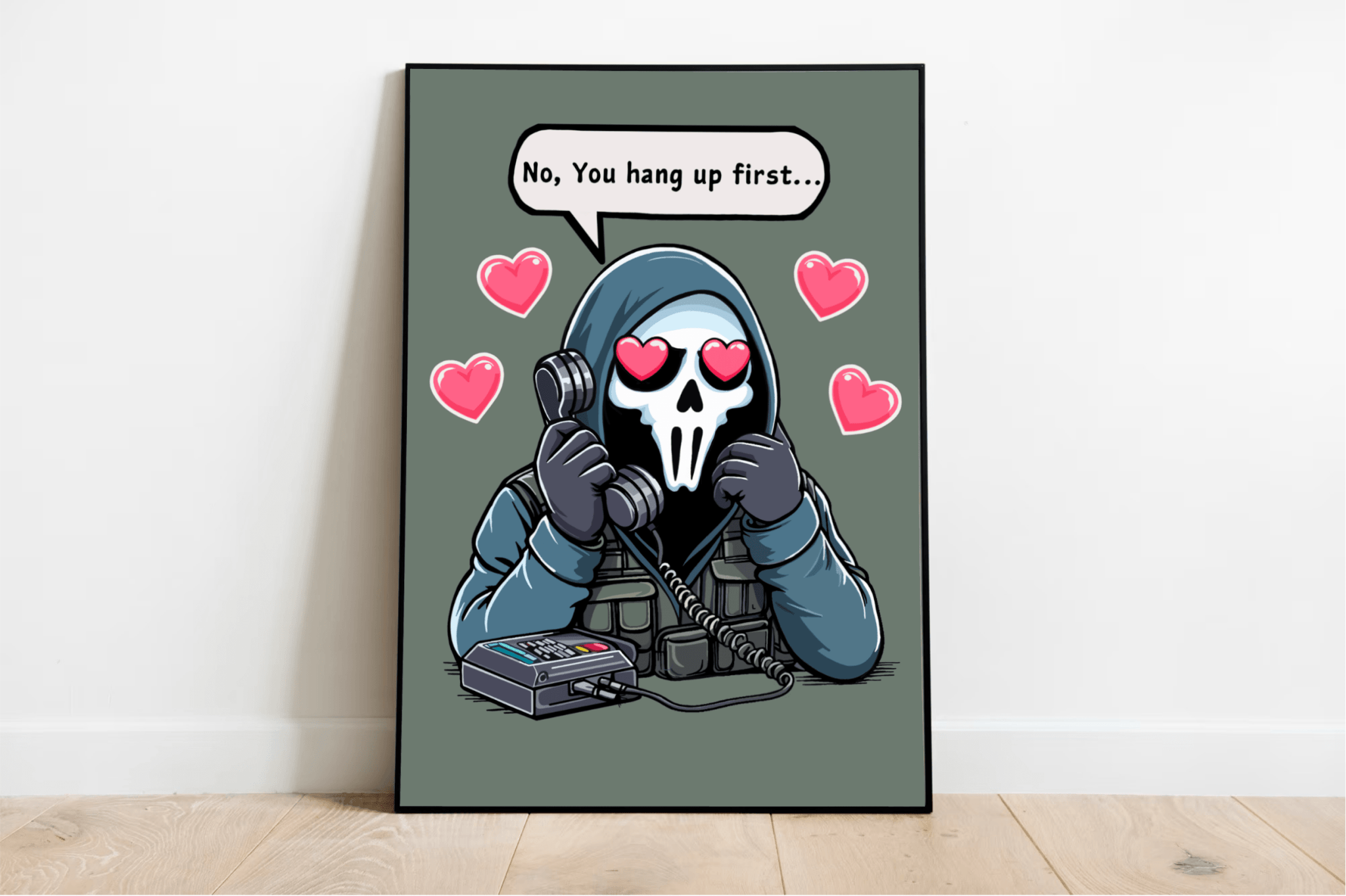 The Mysterious Gamer Art Print | Funny Gaming Poster Gift | Buy Online from The Home Crafters