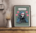 The Mysterious Gamer Art Print | Funny Gaming Poster Gift | Buy Online from The Home Crafters