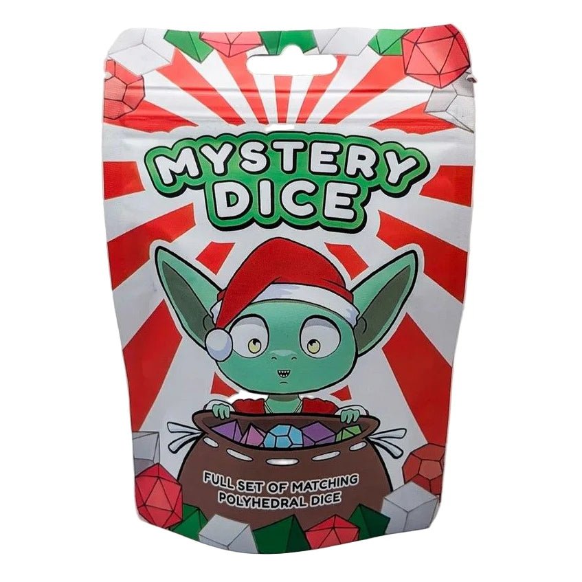 Mystery Dice Goblin Festive dnd Dice - 7pc Mystery Bag | Buy Online from The Home Crafters