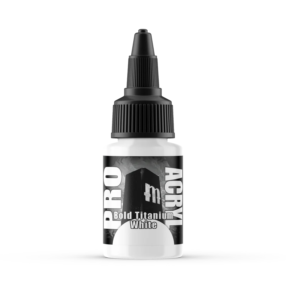 Pro Acryl: 001 Bold Titanium White - 22ml