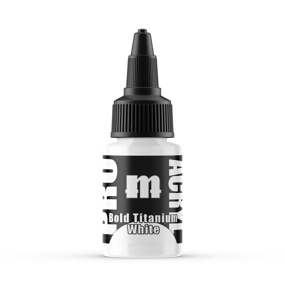 Pro Acryl: 001 Bold Titanium White - 22ml | Buy Online from The Home Crafters