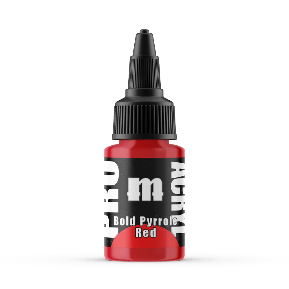 Pro Acryl: 003 Bold Pyrrole Red - 22ml | Buy Online from The Home Crafters