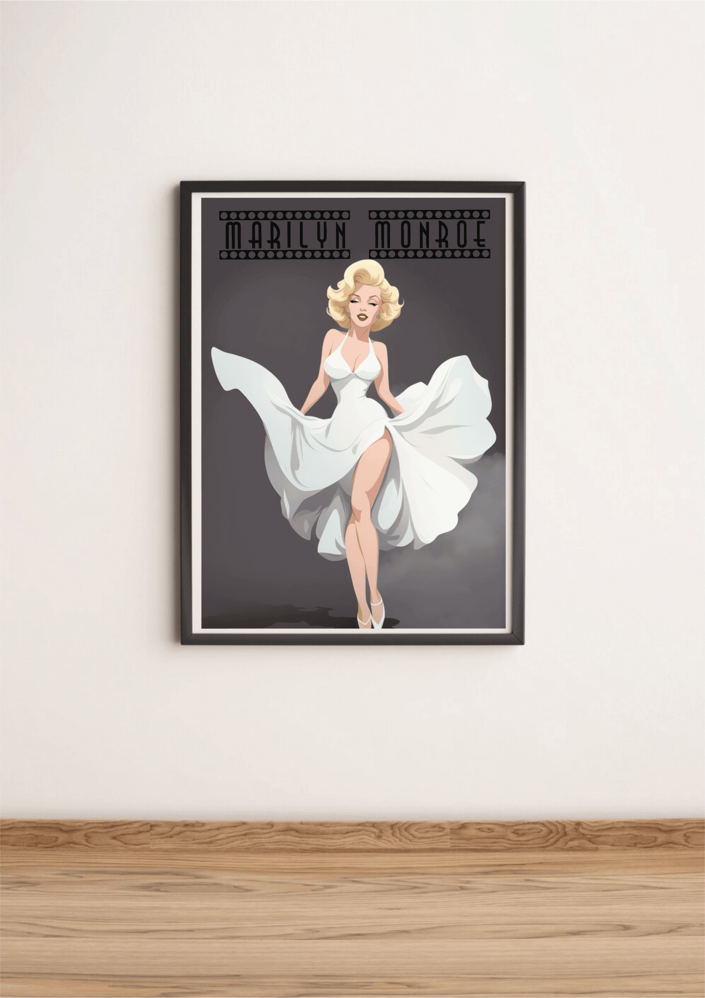 Marilyn Monroe Poster Print | Iconic Glamour Wall Art | Buy Online from The Home Crafters