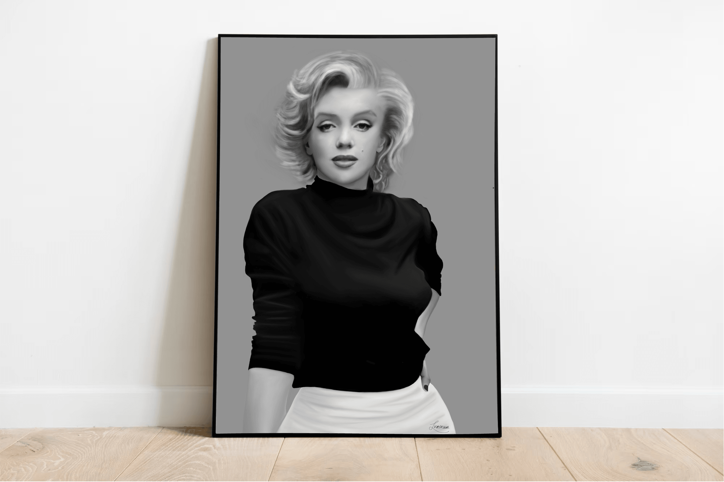 Marilyn Monroe Art Print | Timeless Hollywood Glamour | Buy Online from The Home Crafters