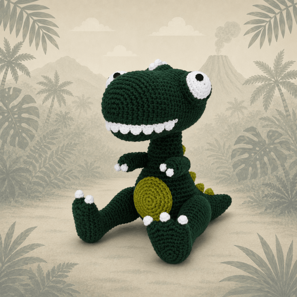 Dinosaurs: Maximus the T Rex - Handmade Crochet Toy | Buy Online from The Home Crafters