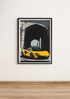 Yellow Sports Car – London Street Art Print | Buy Online from The Home Crafters