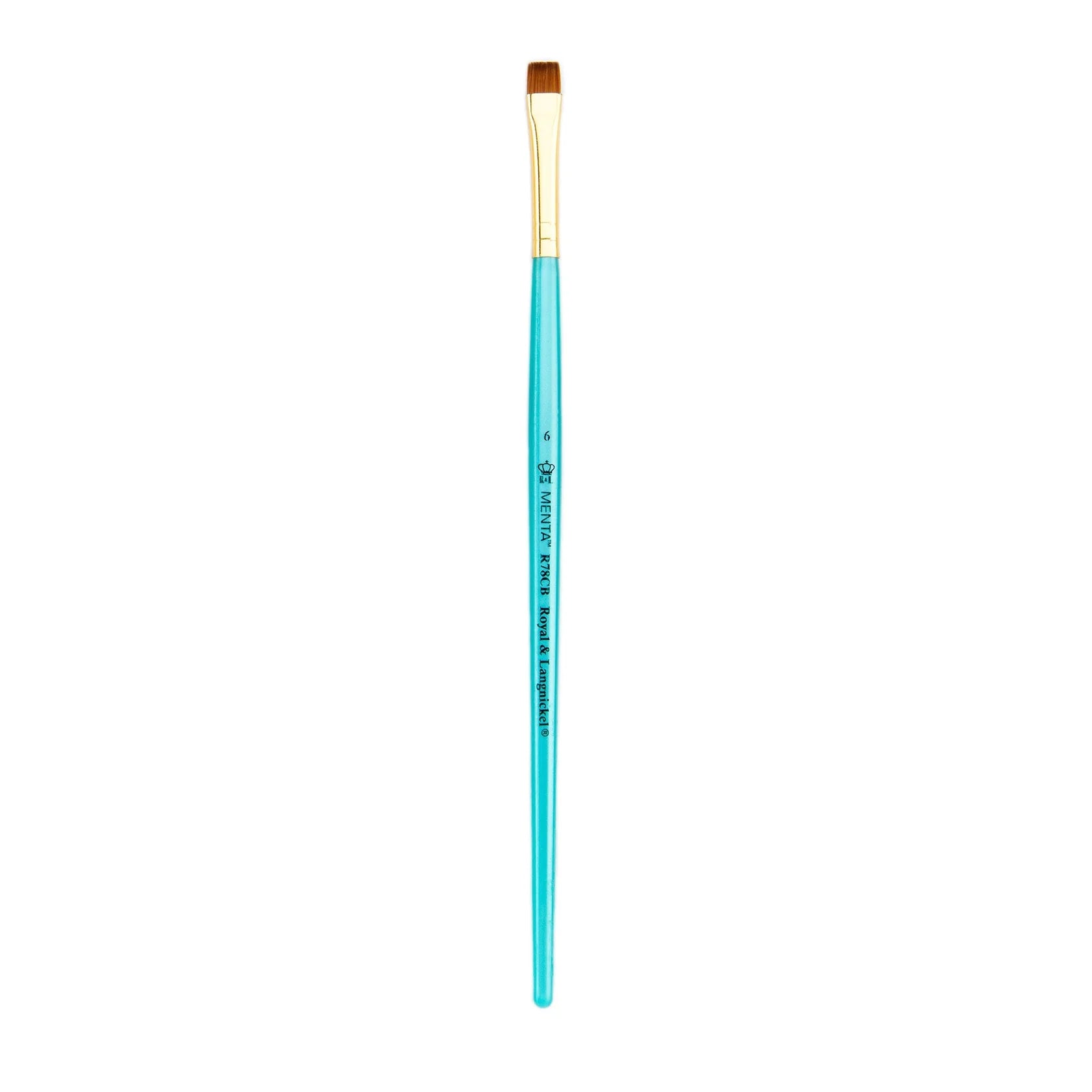 Menta Series 78: Synthetic Sable Paintbrush - Chisel Blender