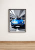 Luxury Performance Car Print | Silver Sport Poster | Buy Online from The Home Crafters