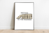 Method to the Madness Art Print | Bold Typographic Poster | Buy Online from The Home Crafters