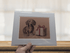 Miniature Dachshund Giclee Art Print - A5 | Buy Online from The Home Crafters