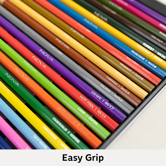 Nova Premium Coloured Pencils in Tin - 48pc