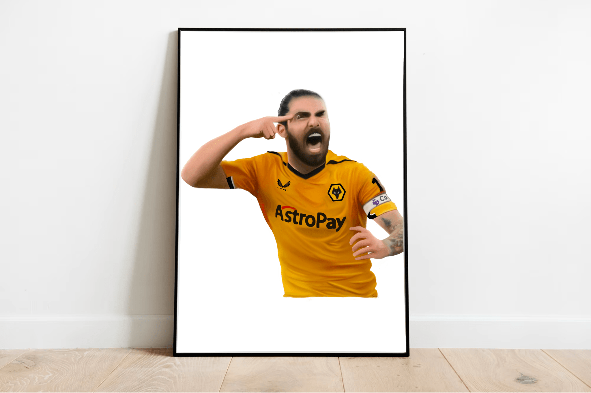 Ruben Neves Football Art Print | A3 A4 A5 | Buy Online from The Home Crafters