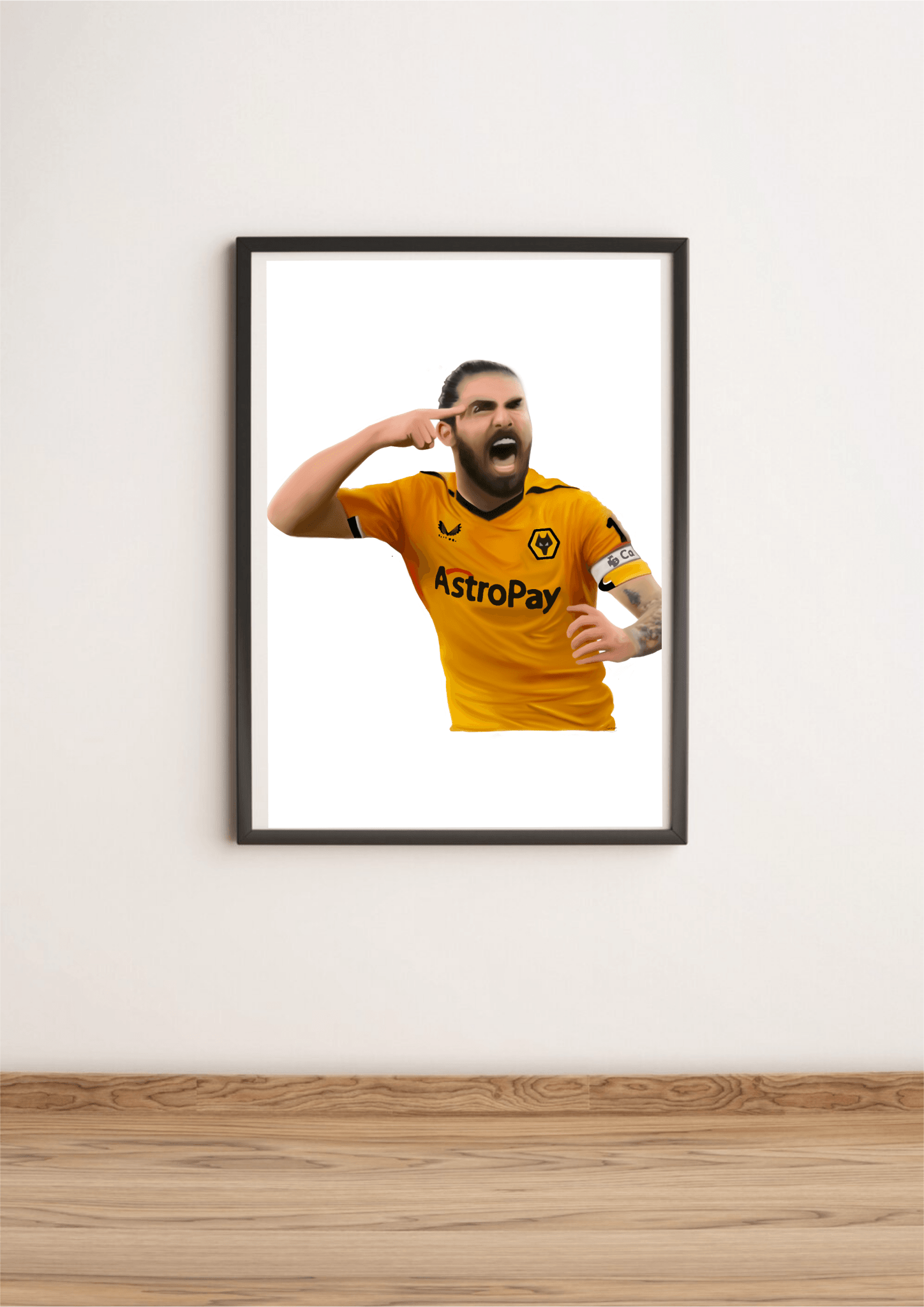 Ruben Neves Football Art Print | A3 A4 A5 | Buy Online from The Home Crafters