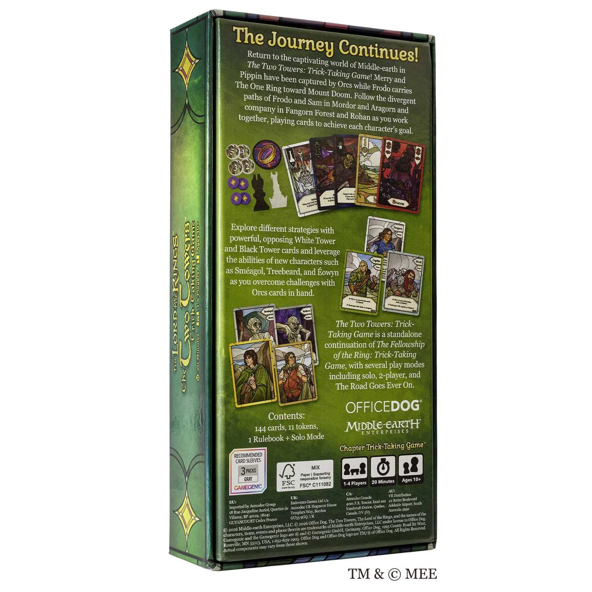 Lord of the Rings: The Two Towers - Trick - Taking Game | Buy Online from The Home Crafters