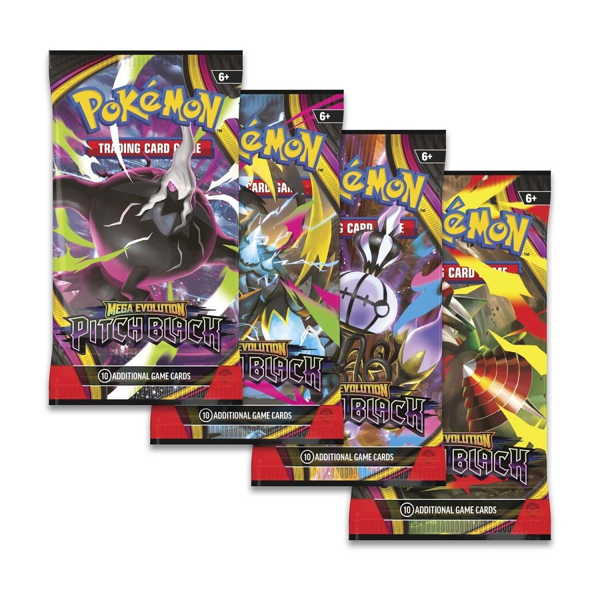 Pokemon TCG: Mega Evolution Pitch Black - Booster Pack (single) | Buy Online from The Home Crafters