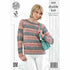 King Cole Ladies Cardigan & Sweater Knitting Pattern 4250 - Double Knit