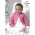 King Cole Babies Crochet Dress, Cardigan & Hat Crochet Pattern 4416 - Double Knit | Buy Online from The Home Crafters