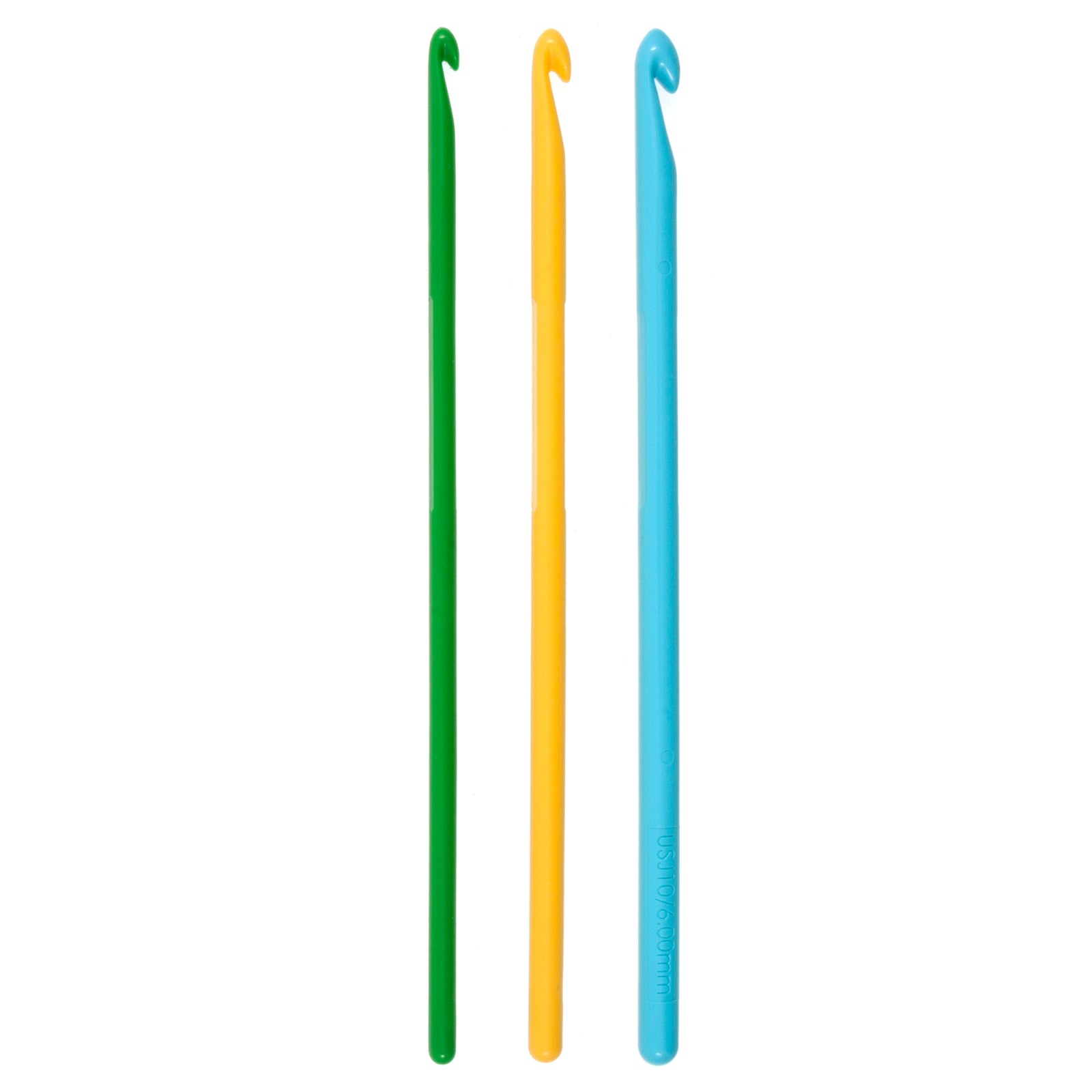 Pony Children's Plastic Crochet Hook Set - 3pk
