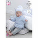King Cole 'Easy Knit' Baby's Sweaters & Hats Knitting Pattern 5255 - Double Knit