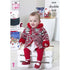 King Cole Baby Reversible Duffle Coat Knitting Pattern 5352 - Double Knit