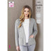 King Cole Ladies Edge to Edge Cardigan Jackets Knitting Pattern 5493 - Double Knit | Buy Online from The Home Crafters