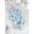 King Cole Babies Onesie, Sleeping Bag & Hat Knitting Pattern 5762 - Double Knit