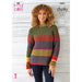King Cole Ladies Sweater and Cardigan Knitting Pattern 5891 - Chunky | Buy Online from The Home Crafters