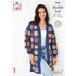 King Cole Ladies Granny Square Cardigans 'Easy Crochet' Pattern 5943 - Double Knit