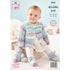 King Cole Babies Matinee Coat, Cardigan, Bootees & Blanket Knitting Pattern 5965 - Double Knit | Buy Online from The Home Crafters