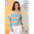 King Cole Ladies Summer Sweater & Top Knitting Pattern 5978 - Double Knit