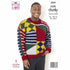 King Cole Teen to Adult Sweater & Cardigan Knitting Pattern 6004 - Super Chunky | Buy Online from The Home Crafters