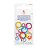 Pony Flat Split Ring Stitch Markers for Knitting - 24pc | Buy Online from The Home Crafters