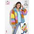 King Cole Ladies Cardigan, Sweater & Hat Knitting Pattern 6076 - Super Chunky | Buy Online from The Home Crafters
