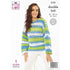 King Cole Ladies Easy Knit Sweater, Cardigan & Tank Top Knitting Pattern 6123 - Double Knit