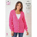 King Cole 'Easy Knit' Ladies Sweater & Jacket Knitting Pattern 6131 - Double Knit | Buy Online from The Home Crafters