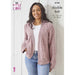 King Cole Ladies Sweater & Cardigan Knitting Pattern 6160 - Double Knit | Buy Online from The Home Crafters