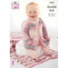 King Cole Baby's Hooded Jacket, Top, Matinee Coat & Blanket Knitting Pattern 6168 - Double Knit | Buy Online from The Home Crafters