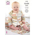 King Cole Easy Knit Babies Matinee Coat, Sweater & Blankets Knitting Pattern 6183 - Double Knit | Buy Online from The Home Crafters