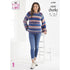 King Cole Ladies Super Chunky Cardigan and Jumper Knitting Pattern 6193 - Super Chunky | Buy Online from The Home Crafters