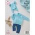 King Cole Babies Sweater, Jacket, Sleeping Bag and Hat Knitting Pattern 6214 - Double Knit