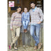 King Cole Family Cable Sweaters Knitting Pattern 6220 - Aran | Buy Online from The Home Crafters