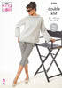 King Cole Hollywood Collection: Ladies Sweaters Knitting Pattern 6366 - Double Knit | Buy Online from The Home Crafters
