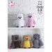 King Cole Novelty Toy Owls Knitting Pattern 9114 - Tinsel Chunky & DK | Buy Online from The Home Crafters