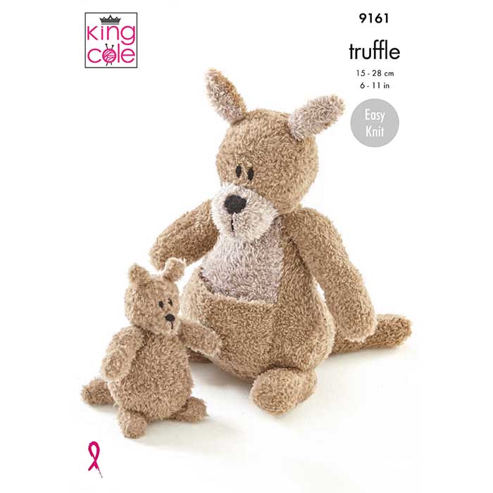 King Cole Kangaroo & Joey Toys Knitting Pattern 9159 - Double Knit | Buy Online from The Home Crafters