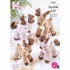 King Cole Novelty Toy Reindeer Knitting Pattern 9167 - Truffle