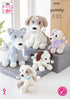 King Cole Toy Dogs Crochet Pattern 9191 - Yummy (Chunky) | Buy Online from The Home Crafters