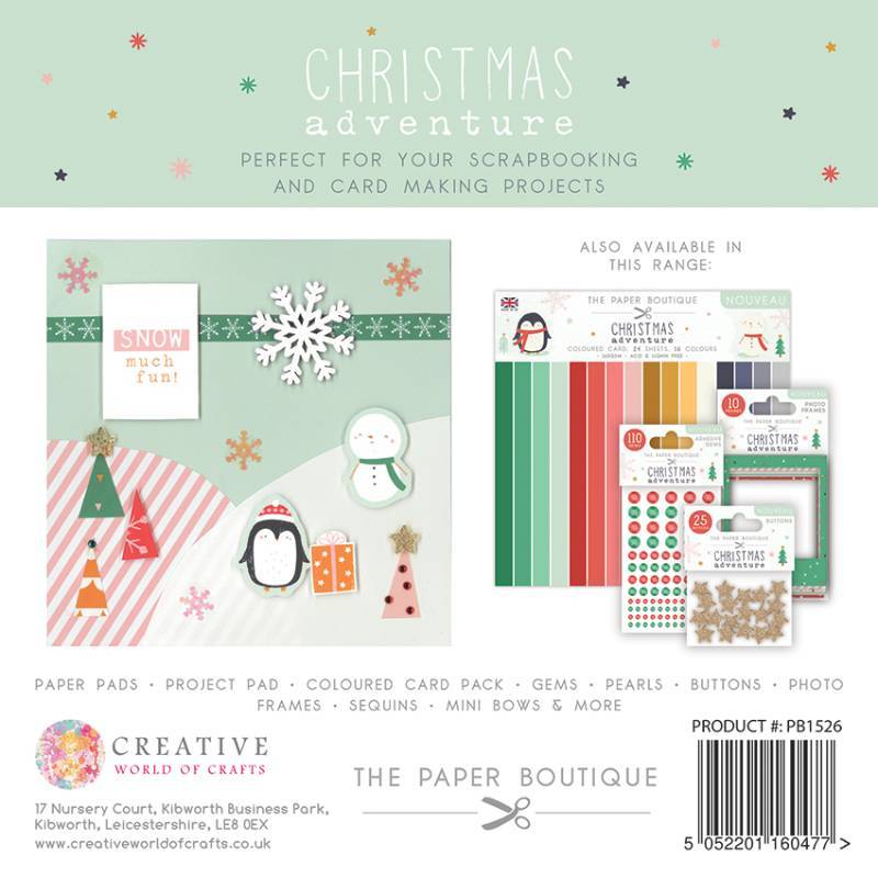 The Paper Boutique: Christmas Adventure 8x8' Project Pad
